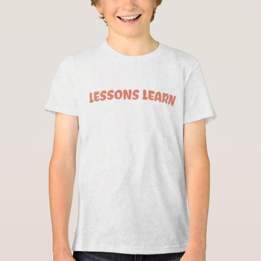 Boy/Kids Energy Flow Lessons Learn T Shirt  (Vorderseite)
