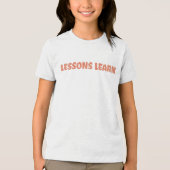 Boy/Kids Energy Flow Lessons Learn T Shirt  (Vorderseite)