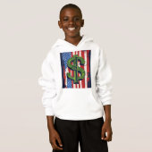 Boy Kids Pullover Print Template Hoodies (Vorne ganz)