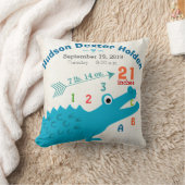 Boy Kinderzimmer Baby Birth Stat Alligator Niedlic Kissen (Decke)