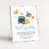 Boy Little Boo Ghost Baby Dusche Say Baby nicht Poster