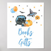 Boy Little Boo Ghost Kinderdusche Bücher und Gesch Poster (Vorne)