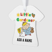 Boy Little Gardener Ornament (Vorderseite)