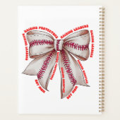 Boy Mama Croquette Bow Affirmation Floral Planer (Rückseite)