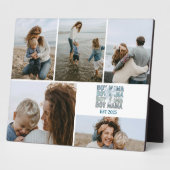 Boy Mama Custom Photo Collage Fotoplatte (Seite)