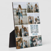 Boy Mama Custom Photo Collage Fotoplatte (Seite)