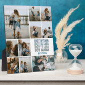 Boy Mama Custom Photo Collage Fotoplatte (Seite)