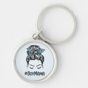 Boy Mama Messy Bun Boy Mama Geschenke Schlüsselanhänger