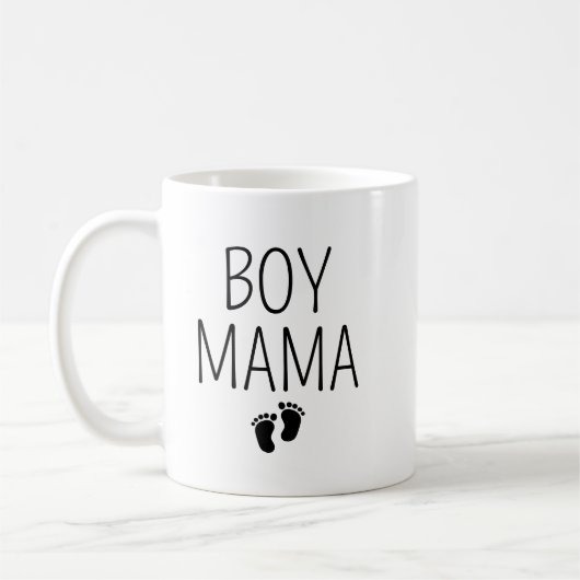 Boy Mama Mug with Kids’ Names, Custom Mom of Boys  Kaffeetasse (Links)