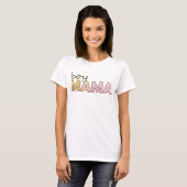 Boy Mama, passend zu rosa FarbDamen T-Shirt (Vorne ganz)