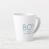 Boy Mama Personalisiert mit Namen Milchtasse (Rechte Ecke)