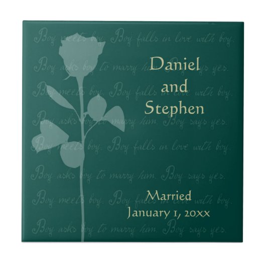 Boy Meets Boy Fliese (Vorderseite)