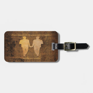 Boy Meets Boy Grooms Gay Wedding Geschenk Gepäck T Gepäckanhänger