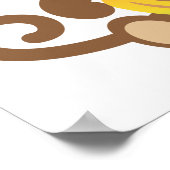 Boy Monkey With Poster (Ecke)