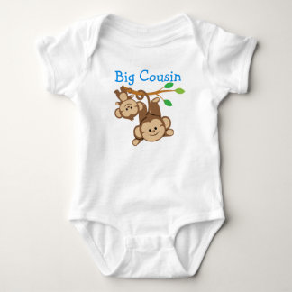 Boy Monkeys Big Cousin Baby Strampler