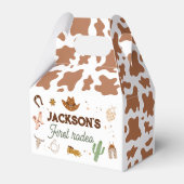 Boy My First Rodeo Cowboy 1. Geburtstag Geschenkschachtel (Vorderseite)