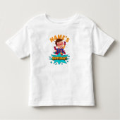 Boy Name ist Xth Birthday angepasst Kleinkind T-shirt (Vorderseite)