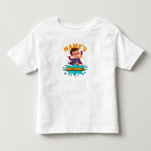 Boy Name ist Xth Birthday angepasst Kleinkind T-shirt
