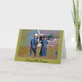 Boy’n'Girl Fishing Greeting Card Karte (Rückseite)