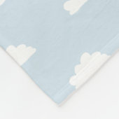 Boy Niedlich Blue Airplane mit Name Kids Fleecedecke (Ecke)