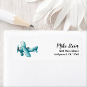 Boy Niedlich Blue Airplane Travel Kindergeburtstag (Insitu)