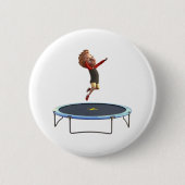 Boy on Trampoline Button (Vorderseite)