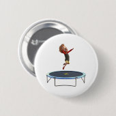 Boy on Trampoline Button (Vorne & Hinten)