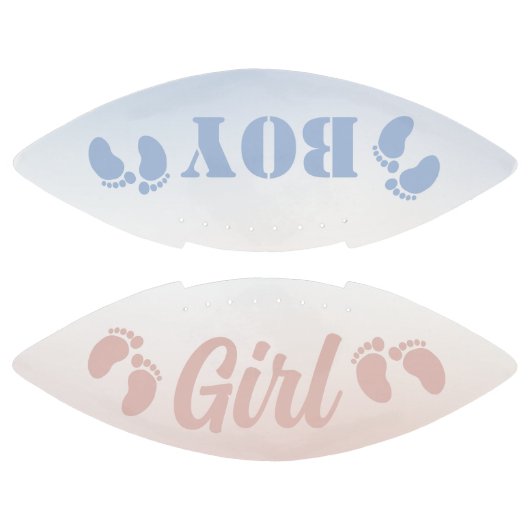 Boy or Girl Gender Reveal Party Game Football (Paneele)