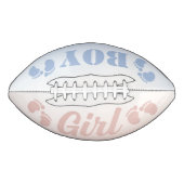 Boy or Girl Gender Reveal Party Game Football (Vorderseite)