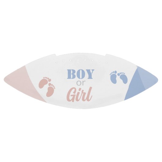 Boy or Girl Gender Reveal Party Game Football (Panel)