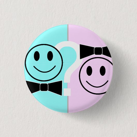 Boy or Girl Party Button (Vorderseite)
