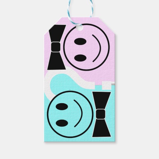 Boy or Girl Party Geschenkanhänger (Vorderseite)