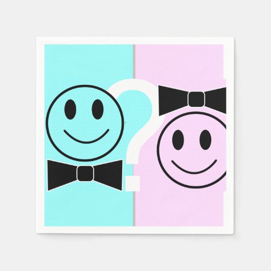 Boy or Girl Party  Serviette (Vorderseite)