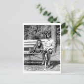 Boy & Orangutan Vintager Nationalzoo Washington Postkarte (Stehend Vorderseite)