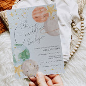 Boy Outer Space Baby Dusche Einladung