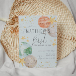 Boy Outer Space Einladung zum Geburtstag