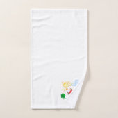 Boy Painting Skies Badhandtuch Set (Handtuch)