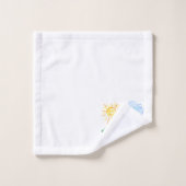 Boy Painting Skies Badhandtuch Set (Waschlappen)