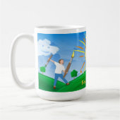 Boy Painting Skies Kaffeetasse (Links)
