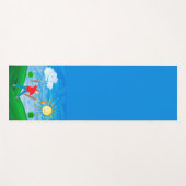 Boy Painting Skies Yogamatte (Vorderseite (Horizontal))