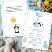 Boy Panda Baby Wait Buy Request Baby Dusche Einladung