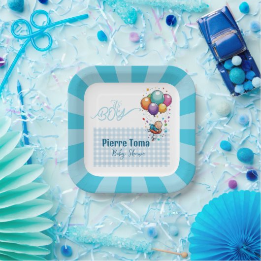 BOY Paper Plate Pappteller (Party)