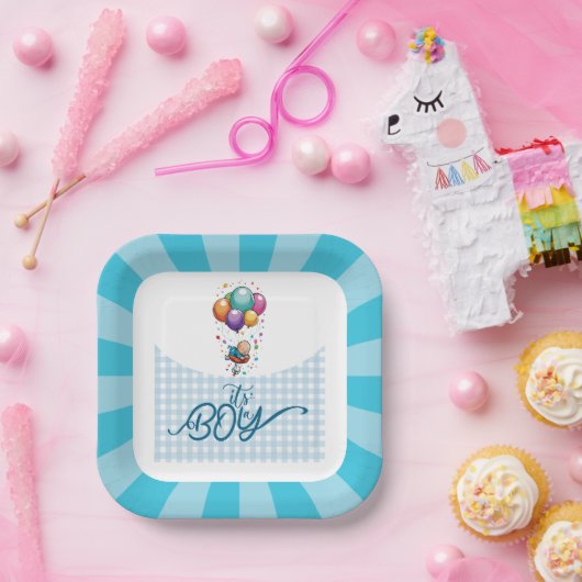 BOY Paper Plate Pappteller (Party)