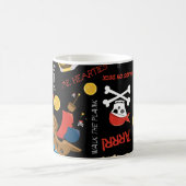 Boy Party Pirate dunkel bunt Kaffeetasse (Mittel)
