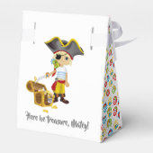 Boy Party Pirate Favor Box Geschenkschachtel (Rückseite)