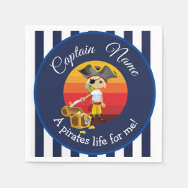 Boy Party Pirate Serviette