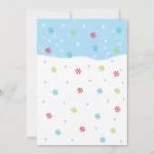 Boy Penguin zum Geburtstag Einladung / Wadle On Ov (Rückseite)