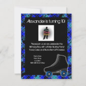 Boy Personalisiert Roller Skaten Party Einladung (Vorderseite)