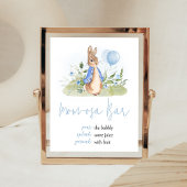 Boy Peter Rabbit Baby Dusche Mama Osa Bar Poster