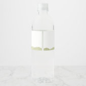 Boy Peter Rabbit Baby Dusche Wasserflaschenetikett (Rückseite)